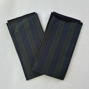 Longaberger Napkins Set Of Two /2 Membership Stripe #2363941 New In Package